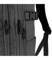 2E Набір валіз 2E, Trek, (M+S), TSA, 4 колеса, + 2 рюкзаки Cabin (2E-BPET-CABIN-BK), поліестр, сірий