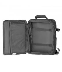 2E Набір валіз 2E, Trek, (M+S), TSA, 4 колеса, + 2 рюкзаки Cabin (2E-BPET-CABIN-BK), поліестр, сірий