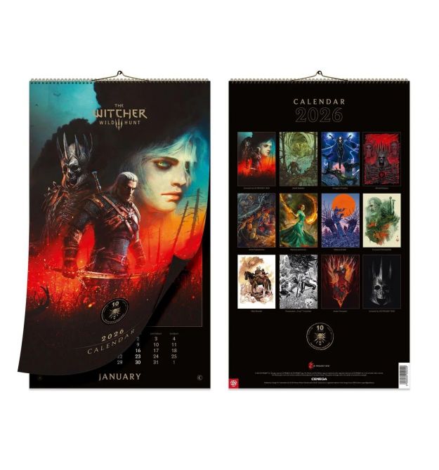 GoodLoot The Witcher 3: Wild Hunt 10th Anniversary Calendar 2026