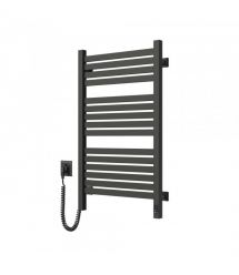 Navin Полотенцесушитель электрический Авангард Х, 800х480х71мм, Wi-Fi, сталь, черный муар, левое подключение