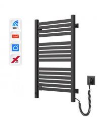 Navin Полотенцесушительэлектрический Авангард Х, 800х480х71мм, Wi-Fi, сталь, черный муар, правое подключение
