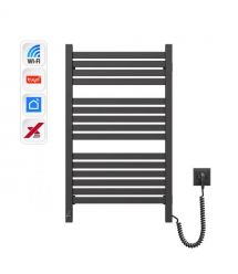 Navin Полотенцесушительэлектрический Авангард Х, 800х480х71мм, Wi-Fi, сталь, черный муар, правое подключение