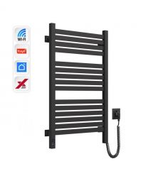 Navin Полотенцесушительэлектрический Авангард Х, 800х480х71мм, Wi-Fi, сталь, черный муар, правое подключение