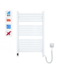 Navin Полотенцесушитель электрический Авангард Х, 800х480х71мм, Wi-Fi, сталь, белый, правое подключение