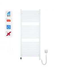 Navin Полотенцесушитель электрический Авангард Х, 1200х480х71мм, Wi-Fi, сталь, белый, правое подключение