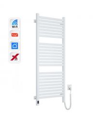 Navin Полотенцесушитель электрический Авангард Х, 1200х480х71мм, Wi-Fi, сталь, белый, правое подключение