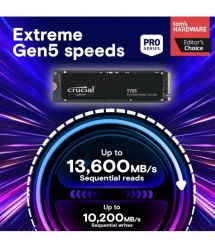 Crucial Накопичувач SSD Crucial M.2 1TB PCIe 5.0 T705