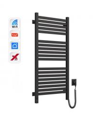 Navin Полотенцесушитель электрический Авангард Х, 1000х480х71мм, Wi-Fi, сталь, черный муар, правое подключение