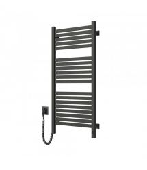 Navin Полотенцесушитель электрический Авангард Х, 1000х480х71мм, Wi-Fi, сталь, черный муар, левое подключение