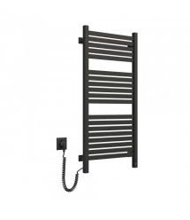 Navin Полотенцесушитель электрический Авангард Х, 1000х480х71мм, Wi-Fi, сталь, черный муар, левое подключение