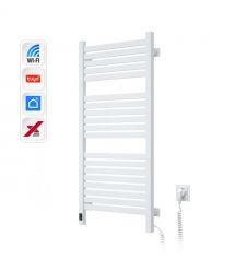 Navin Полотенцесушитель электрический Авангард Х, 1000х480х71мм, Wi-Fi, сталь, белый, правое подключение