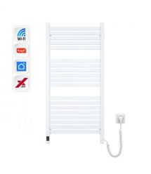 Navin Полотенцесушитель электрический Авангард Х, 1000х480х71мм, Wi-Fi, сталь, белый, правое подключение