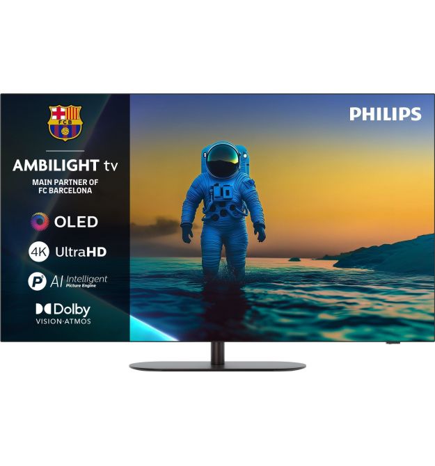 Philips TV 65" OLED 4K 144Hz Smart Google TV Black Ambilight