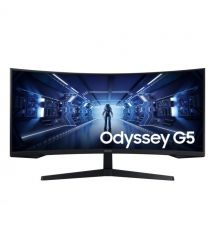 Samsung Монітор Samsung 34" Odyssey G5 C34G55TWW D-Sub, 2xHDMI, DP, VA, 3440x1440, 21:9, 165Hz, 1ms, CURVED