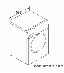 Siemens Стиральная машина фронтальная, 9 кг, 1400, A, 59 см, дисплей, белая