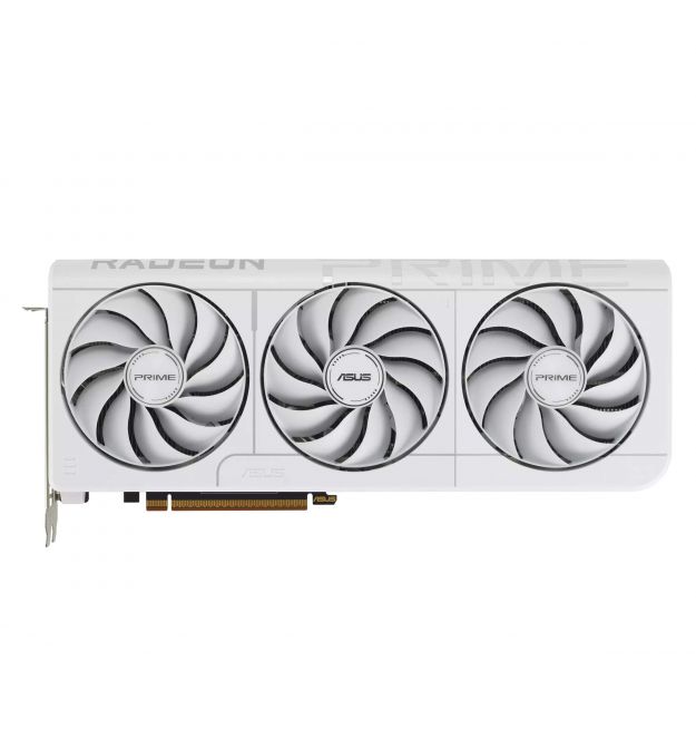 ASUS Видеокарта Radeon RX 9070 XT 16GB GDDR6 OC PRIME-RX9070XT-O16G-WHITE белый