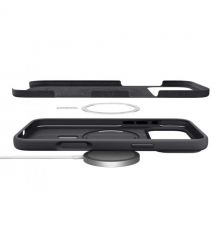 Spigen iPhone 17 Pro Silicone Fit MagFit Black