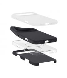 Spigen iPhone 17 Pro Silicone Fit MagFit Black