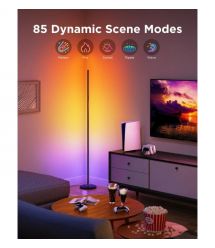 Govee Торшер умный H8076 Govee Floor Lamp lite, 1000Lm, RGBWW+RGBIC+WW, WI-FI/Bluetooth, чорний