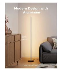 Govee Торшер умный H8076 Govee Floor Lamp lite, 1000Lm, RGBWW+RGBIC+WW, WI-FI/Bluetooth, чорний