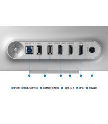 Samsung Монітор Samsung 32" Odyssey G80SD HDMI, DP, USB, Bluetooth, OLED, 3840x2160, 240Hz, 0.3ms, G-Sync Compatible