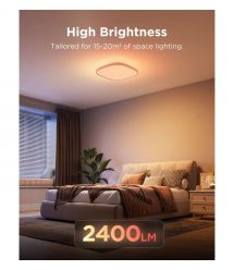 Govee Потолочный свитильник H60A4 30cm Smart Square Ceiling Light, RGBWW + RGBIC, WI-FI/Bluetooth, білий