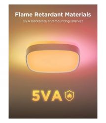 Govee Потолочный свитильник H60A4 30cm Smart Square Ceiling Light, RGBWW + RGBIC, WI-FI/Bluetooth, білий