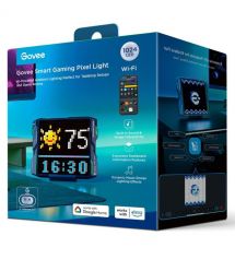 Govee Пиксельный єкран H8630 LED Gaming Pixel Light 32x32 Pixels, RGBIC, WI-FI/Bluetooth, сірий