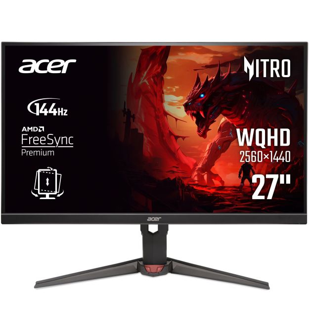 Acer Монітор Acer 27" XV270UP6bmiiprx 2xHDMI, DP, MM IPS, 2560x1440, 144Hz, 1ms