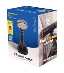 Russell Hobbs Russell Hobbs steamer Genie VacuSteam, 1800W, 200ml, steam boost -20g, vert. steaming, inox soleplate, blue
