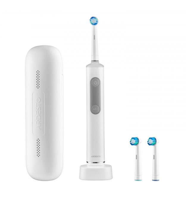 ARDESTO Щетка зубная электр. ETB-I114W, 40т. колеб/мин, насадок-2, IPX7, белый