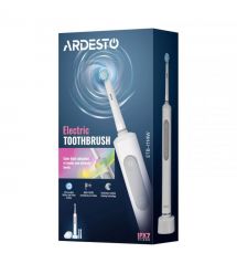 ARDESTO Щетка зубная электр. ETB-I114W, 40т. колеб/мин, насадок-2, IPX7, белый