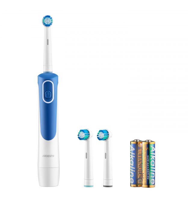 ARDESTO Щетка зубная электр. ETB-112W, 40т. колеб/мин, насадок-2, IPX7, белый
