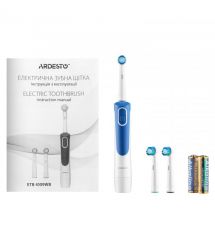 ARDESTO Щетка зубная электр. ETB-112W, 40т. колеб/мин, насадок-2, IPX7, белый