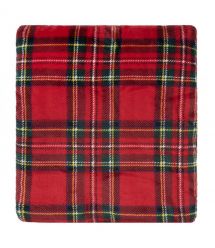 ARDESTO Плед Ardesto Christmas Flannel 160х200см, 100% поліестер, клітинка, червоний