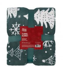 ARDESTO Плед Ardesto Christmas Flannel 160х200см, 100% поліестер, ялинки