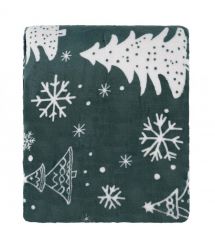 ARDESTO Плед Ardesto Christmas Flannel 160х200см, 100% поліестер, ялинки