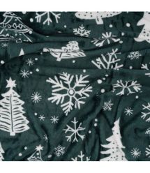 ARDESTO Плед Ardesto Christmas Flannel 160х200см, 100% поліестер, ялинки