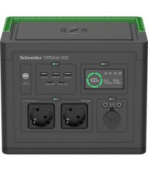 APC OffGrid Portable Power Station 500, 517Wh Lithium-ion, 2 Schuko, Sinewave