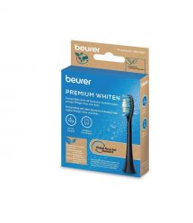 Beurer Beurer SC 30/50 Premium Whiten toothbrush heads, for whitening, 4 pcs in a set, black