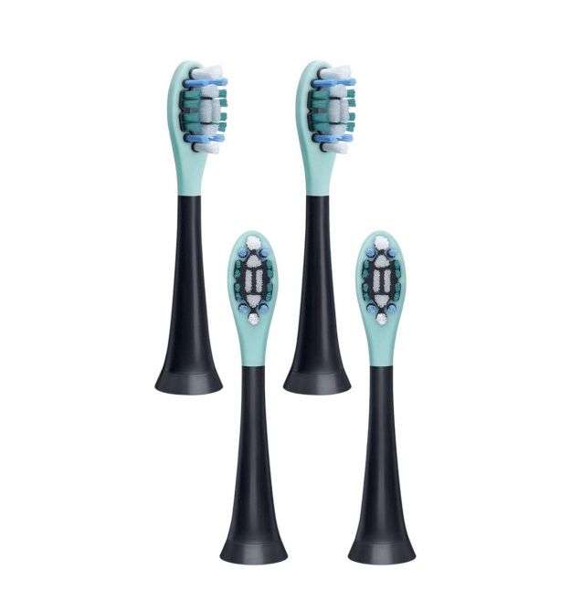 Beurer Beurer SC 30/50 Premium Protection Plus toothbrush heads, for sensitive gums, 4 pcs in a set, black