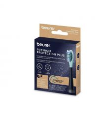 Beurer Beurer SC 30/50 Premium Protection Plus toothbrush heads, for sensitive gums, 4 pcs in a set, black