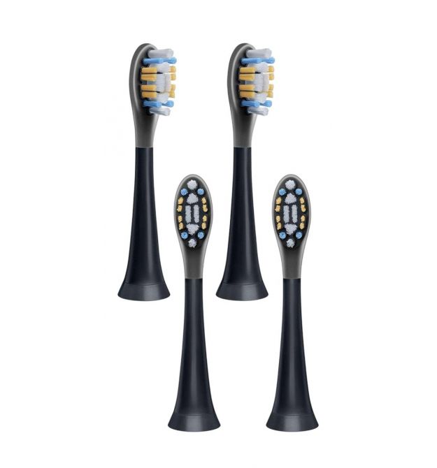 Beurer Beurer SC 30/50 Premium Plaque Eraser toothbrush heads, anti-plaque, 4 pcs in a set, black