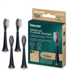 Beurer Beurer SC 30/50 Premium Plaque Eraser toothbrush heads, anti-plaque, 4 pcs in a set, black