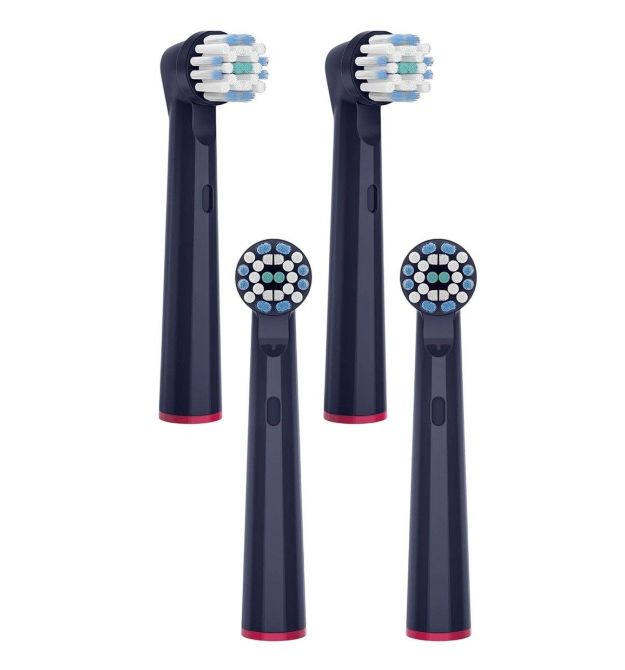 Beurer Beurer TB 15/30/50 Sensitive GP toothbrush heads, delicate cleaning, 4 pcs in a set, blue