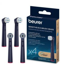 Beurer Beurer TB 15/30/50 Sensitive GP toothbrush heads, delicate cleaning, 4 pcs in a set, blue