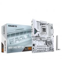 Gigabyte Материнская плата B850 EAGLE WF7 ICE sAM5 B850 4xDDR5 M.2 Wi-Fi BT HDMI DP ATX