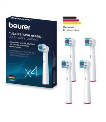Beurer Beurer TB 15/30/50 Clean toothbrush heads, intensive cleaning, 4 pcs in a set, white