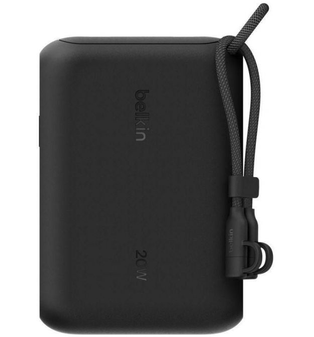 Belkin Аккумулятор портативный литий-ионный Power Bank 10000мА·ч, 20Вт, с дисплеем, черный