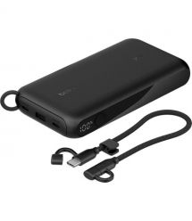 Belkin Аккумулятор портативный литий-ионный Power Bank 20000мА·ч, 20Вт, с дисплеем, черный